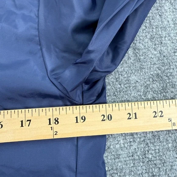 American Apparel Jacket Mens Medium Blue Windbreaker Full Zip Nylon USA LA Made - Picture 7 of 9